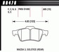 Hawk HPS Brake Pads - Rear - 06-13 Mazda 3 - Detail 1