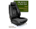Lo-Back Seat Cover - Black