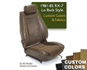 Lo-Back Seat Cover- Custom Colors/Fabrics