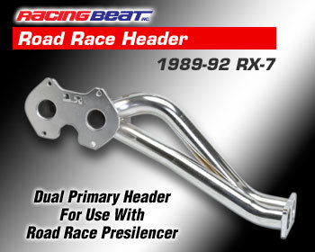  : Exhaust - Headers : Road Race Header 89-92 RX-7