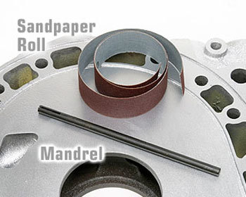  : Engine - Porting & Assembly  Tools : Sandpaper Strip 220 Fine Grit - Roll