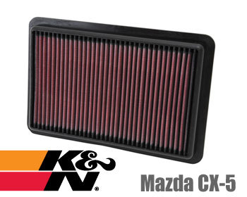 Mazda CX-3/CX-5 Performance Parts : Intake - Kits/Air Filters : K/N Replacement Panel Filter 2013-16 CX-5 - 2.0/2.5