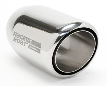  : Exhaust - Accessories : Muffler Tip - 3-inch Inlet - Universal Double-wall Round - Angle Tip
