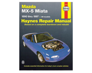 : Books &amp; Gifts : Haynes Repair Manual 1990-2014 MX-5/Miata - except turbo