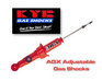 KYB AGX Adjust Shocks - Rear - 86-92 RX-7