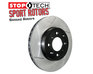 StopTech Sport Brake Rotors - Slotted - 86-92 RX-7 5-Stud Vented Disc - Rear Set