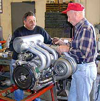 Jim Mederer and 2001 3-Rotor Race Engine