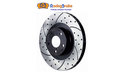 RacingBrake Rotors - Drilled/Slotted - 01-02 Front - Non-Sport - Detail 1