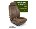 Lo-Back Seat Cover- Brown