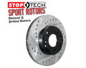 SportTech Sport Brake Rotors - Drilled and Slotted