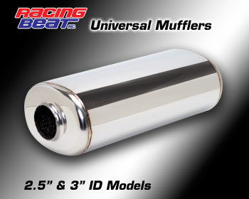  : Exhaust - Universal Parts : Universal Muffler 3-inch ID