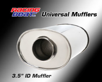  : Exhaust - Universal Parts : Universal Race Muffler 3.5-inch ID