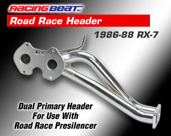  : Exhaust - Headers : Road Race Header 86-88 RX-7