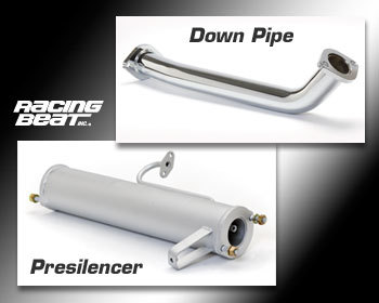  : Exhaust - Race Pipes : Race Down Pipe / Presilencer Kit 86-88 RX-7 NT Auto