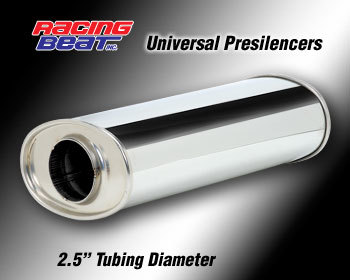  : Exhaust - Universal Parts : Universal Presilencer 2.5-inch ID
