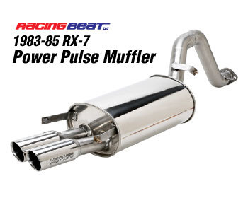  : Exhaust - Cat-Back Systems : Power Pulse RX-7 Muffler 83-85 RX-7