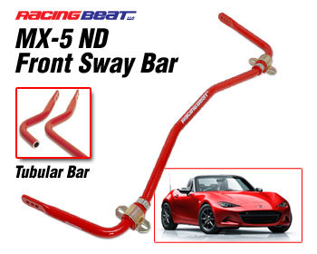  : Suspension - Sway Bars : Sway Bar - Tubular Front 16-24 MX-5 ND