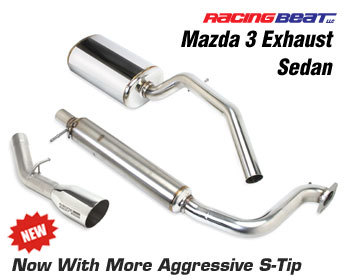  : Exhaust - Cat-Back Systems : Exhaust System - Sedan 04-09 Mazda 3 2.0/2.3L