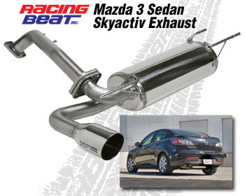  : Exhaust - Cat-Back Systems : Exhaust System - Sedan 2010-13 Mazda 3i 2.0L / 12-13 Mazda 3 Skyactiv 2.0L