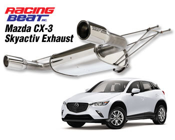 Mazda CX-3/CX-5 Performance Parts : Exhaust - Cat-Back Systems : Power Pulse Exhaust 2015-20 Mazda CX-3 2.0L AWD
