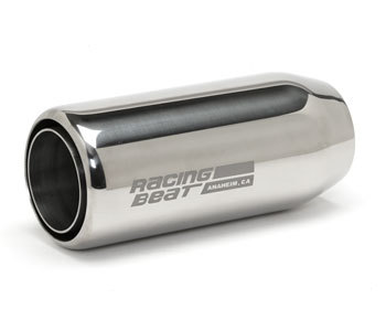 Mazda Protege Performance Parts : Exhaust - Universal Parts : Muffler Tip - 2-inch Inlet Universal Double-wall Round - Right