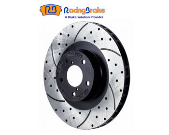  : Brake - Discs : RacingBrake Rotors - Drilled/Slotted 94-00 - Front