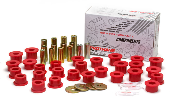 Prothane 18-205 Red Front Control Arm Bushing Kit 