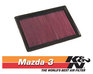 K/N Filter Element - 2012-15 Mazda 3 - 2.0/2.5 Skyactiv